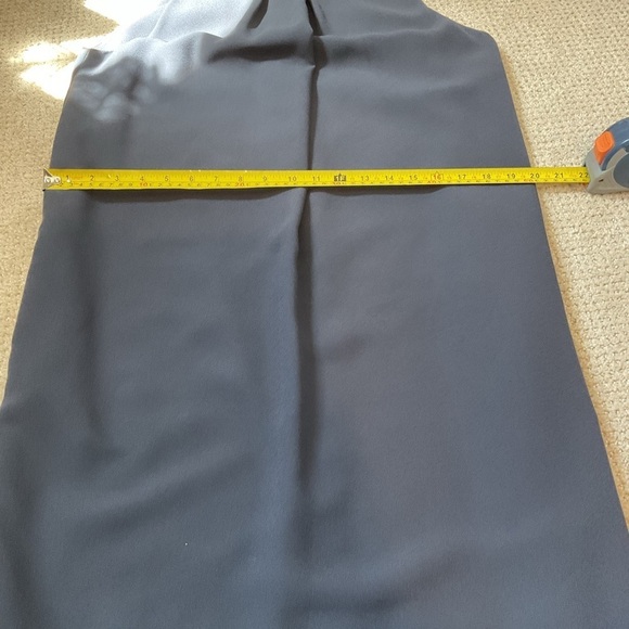 Peserico Grey Sleeveless Shift Dress with Pockets Size 46 - Picture 9 of 11